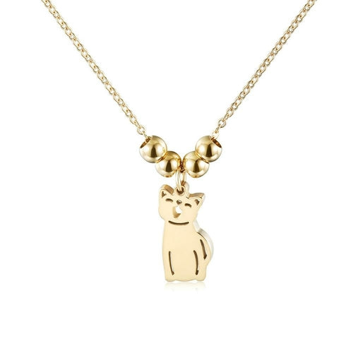 Cat Charm Necklace