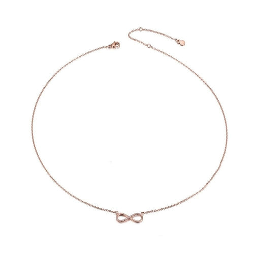 Infinity CZ Necklace
