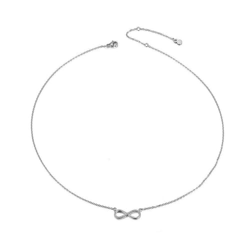 Infinity CZ Necklace