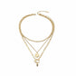 Multi-layered Elizabeth Coin Necklace