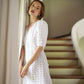 OLYMPIA Embroidered Cotton Dress