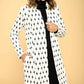 Knit Jacquard Open Coat