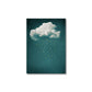 Green Cloud Print Background Abstract Wall Art Canvas Painting Nordic Minimalist Canvas Poster for Living Room Home Decoration