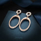 Oval Dangle Earrings