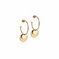 Layered Discs Drop Earrings