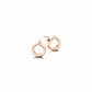 Open Circle Stud Earrings