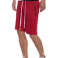 BRANDON FRENCH TERRY SHORTS- RED