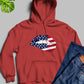 USA FLAG LIPS American Flag Lips Hoodie