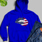 USA FLAG LIPS American Flag Lips Hoodie