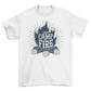 Campfire Logs illustration Banner Ribbons & label Quote "Like