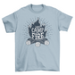 Campfire Logs illustration Banner Ribbons & label Quote "Like