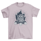 Campfire Logs illustration Banner Ribbons & label Quote "Like
