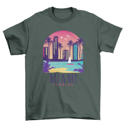 Miami florida t-shirt