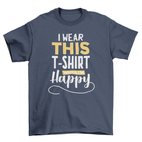Happy t-shirt