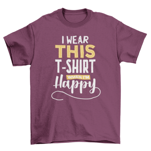 Happy t-shirt