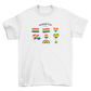 Rainbow flag elements collection t-shirt design