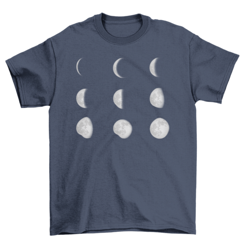 Moon Phases Space T-shirt