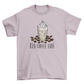 Iced coffee Cup Cubes Ice Cream Scattered Beans Quote "Iced Coffee