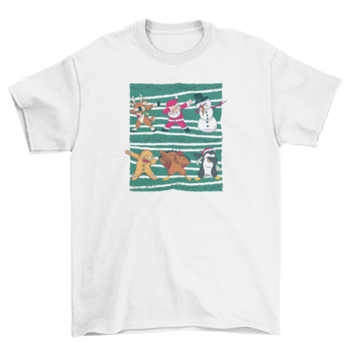 Christmas dab t-shirt
