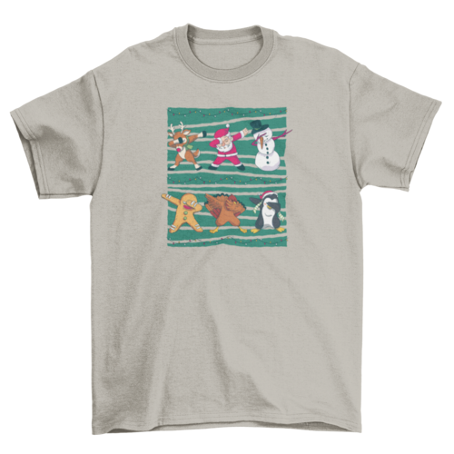 Christmas dab t-shirt
