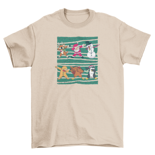 Christmas dab t-shirt