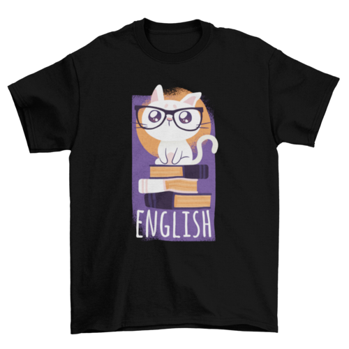 Nerd Cat T-Shirt