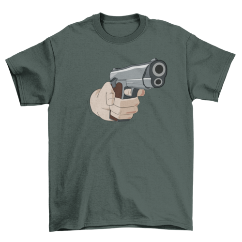 Hand Gun T-Shirt