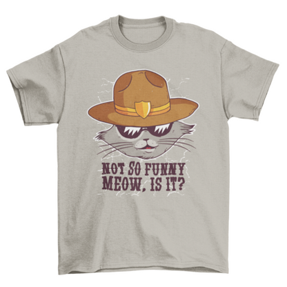 Sheriff cat t-shirt