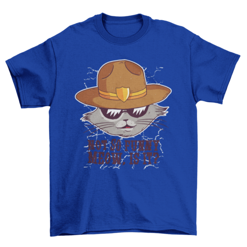 Sheriff cat t-shirt