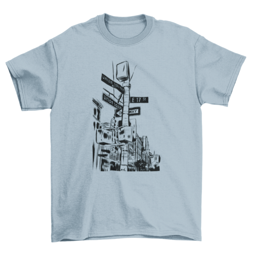 New York City streets t-shirt