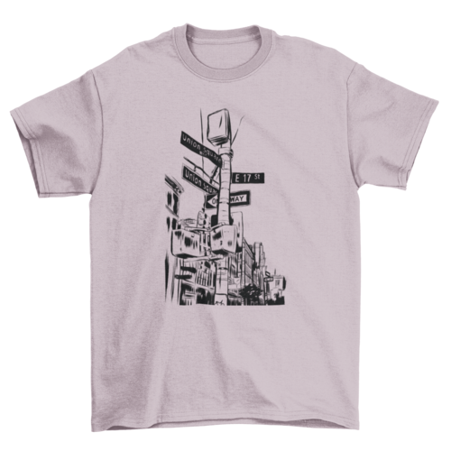 New York City streets t-shirt