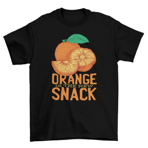 Orange snack t-shirt