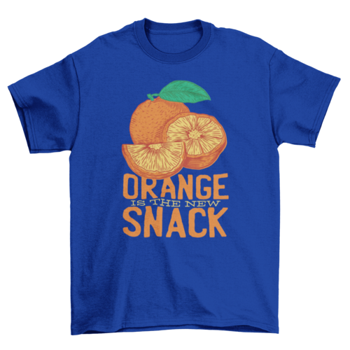 Orange snack t-shirt