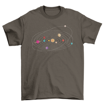 Solar system t-shirt