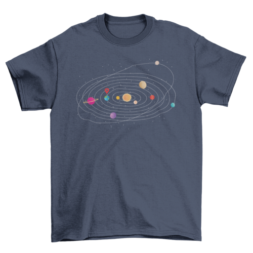 Solar system t-shirt