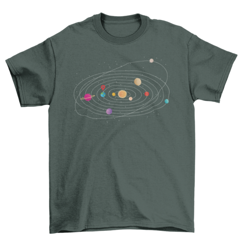 Solar system t-shirt