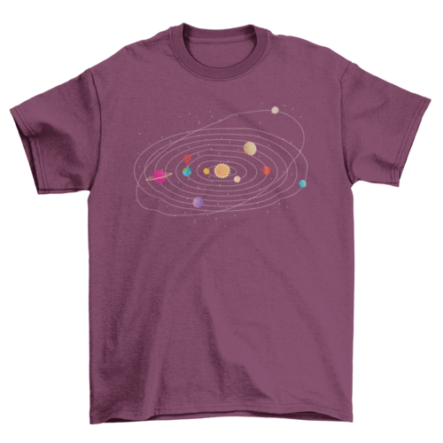 Solar system t-shirt