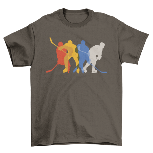 Hockey Players T-shirt Design