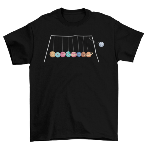 Planets playing t-shirt