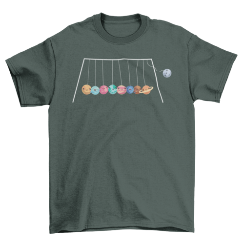Planets playing t-shirt