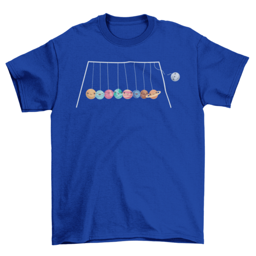 Planets playing t-shirt