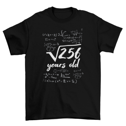 Math years t-shirt