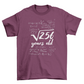 Math years t-shirt