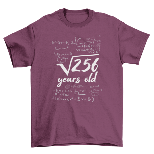 Math years t-shirt