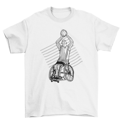 Wheelchair basketball t-shirt