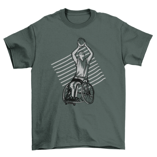 Wheelchair basketball t-shirt