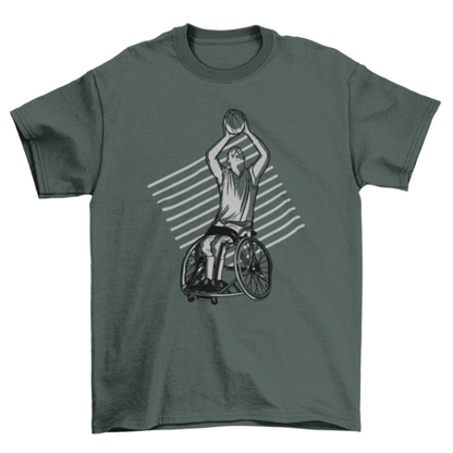 Wheelchair basketball t-shirt
