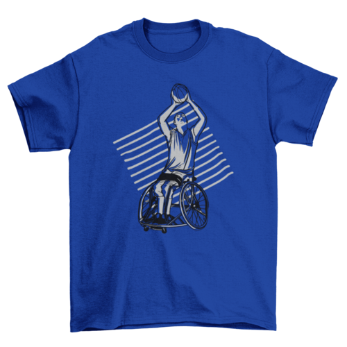 Wheelchair basketball t-shirt