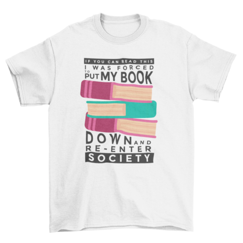 Book down t-shirt