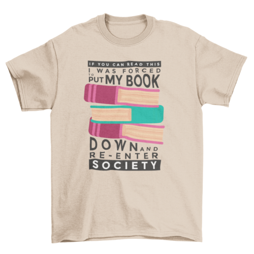 Book down t-shirt